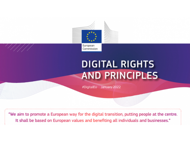 Grafika: Deklarace o digitálních právech EU